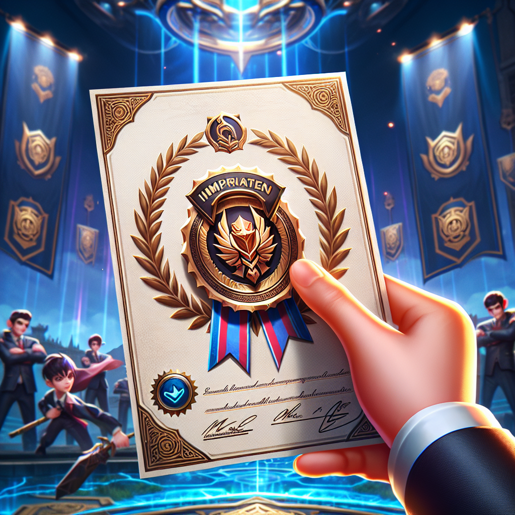 Meningkatkan Peringkat Mobile Legends dengan Sertifikat Resmi